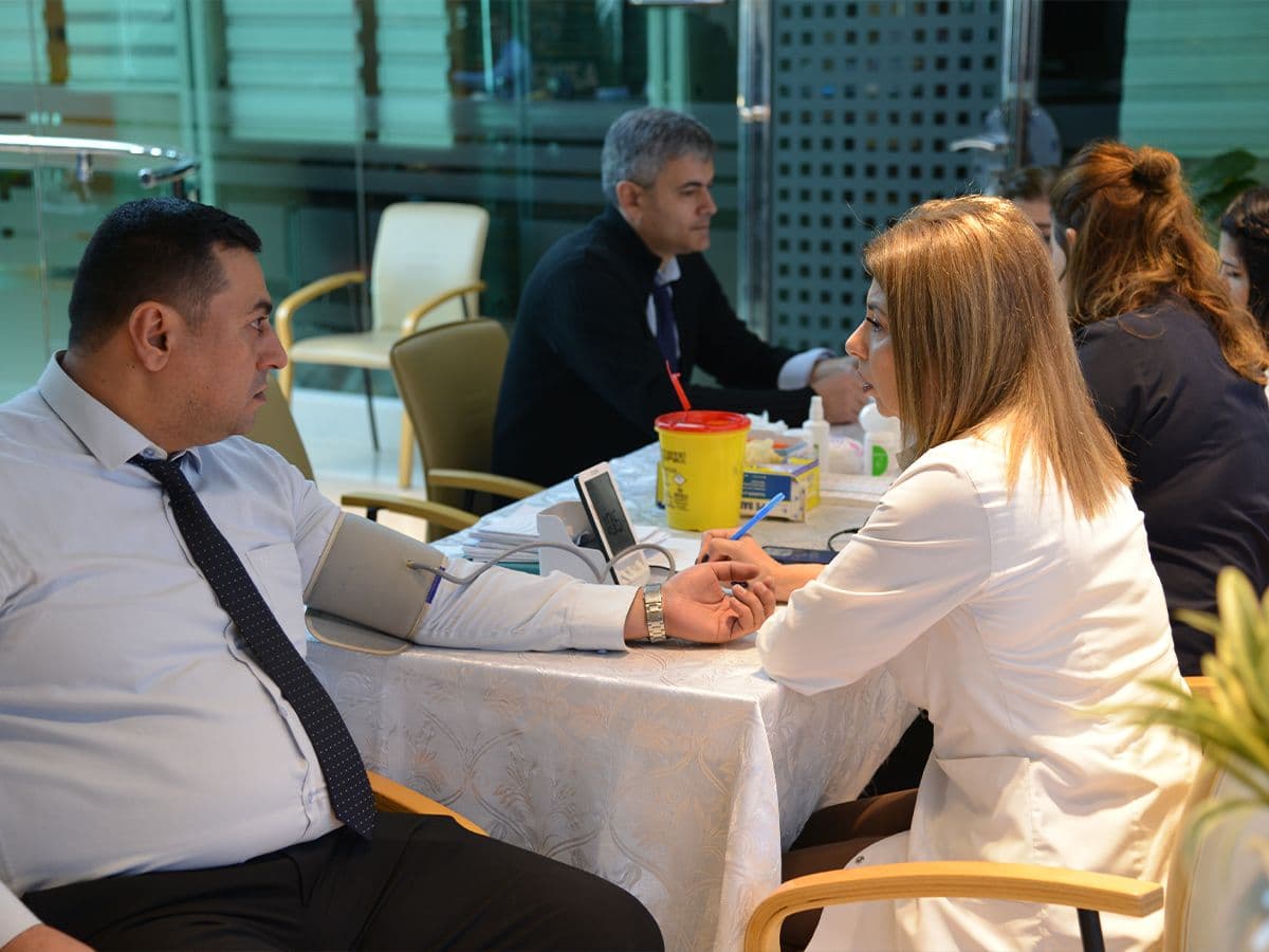 Blood donation action was held within the “Year of the Constitution and Sovereignty” at “Azpetrol” company. 