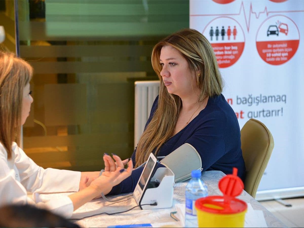 Blood donation action was held within the “Year of the Constitution and Sovereignty” at “Azpetrol” company.