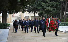 The management of “Azpetrol” Company respectfully commemorated National Leader Heydar Aliyev’s Memorial Day. 