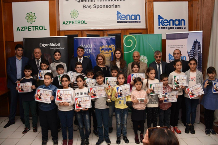 "Azpetrol" sponsored the Children's Tournament of the International Chess Festival BAKU OPEN - 2017.