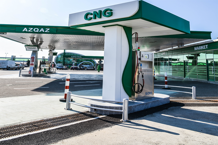 The sale of CNG has started at 4 Stations of “Azpetrol” 