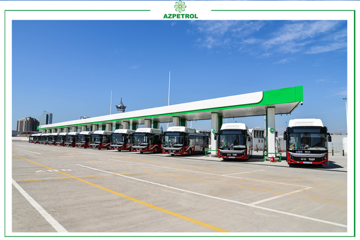 “Azpetrol” launched the “BakuBus” CNG (compressed natural gas) terminal