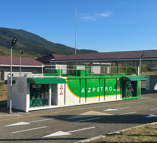 “Azpetrol”  launched a modular gas filling station in Asgaran village, Khojaly region 